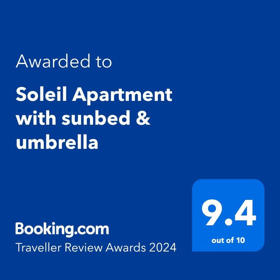 Soleil Apartment With Sunbed & Umbrella Vlore Bagian luar foto